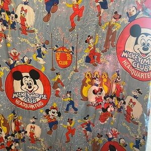 Disney Mickey Mouse Club Kids Tablecloth - Red, Blue, Yellow